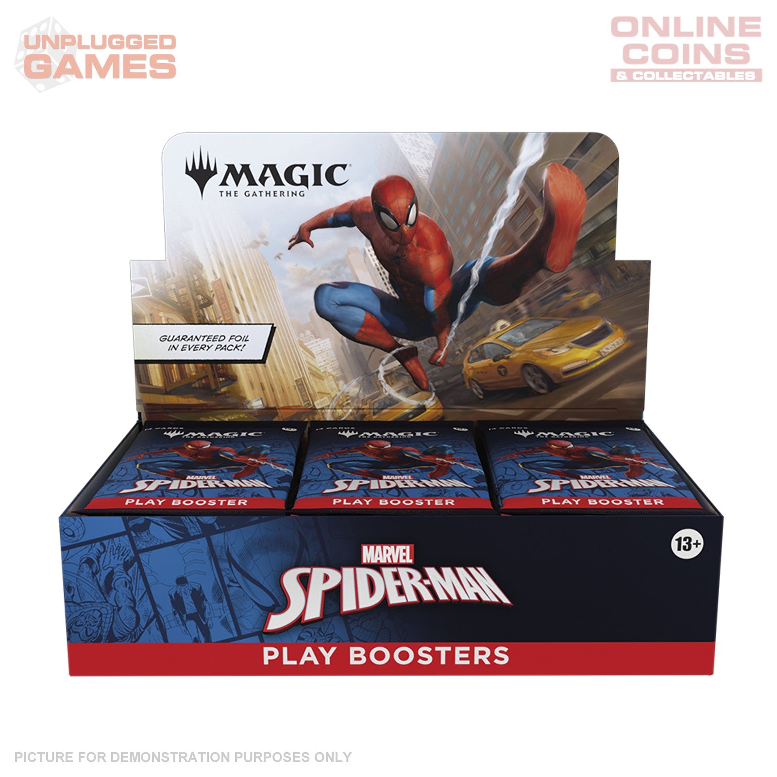 Magic: The Gathering Universes Beyond - Spider-Man SEALED Play Booster Box (30 Packs)